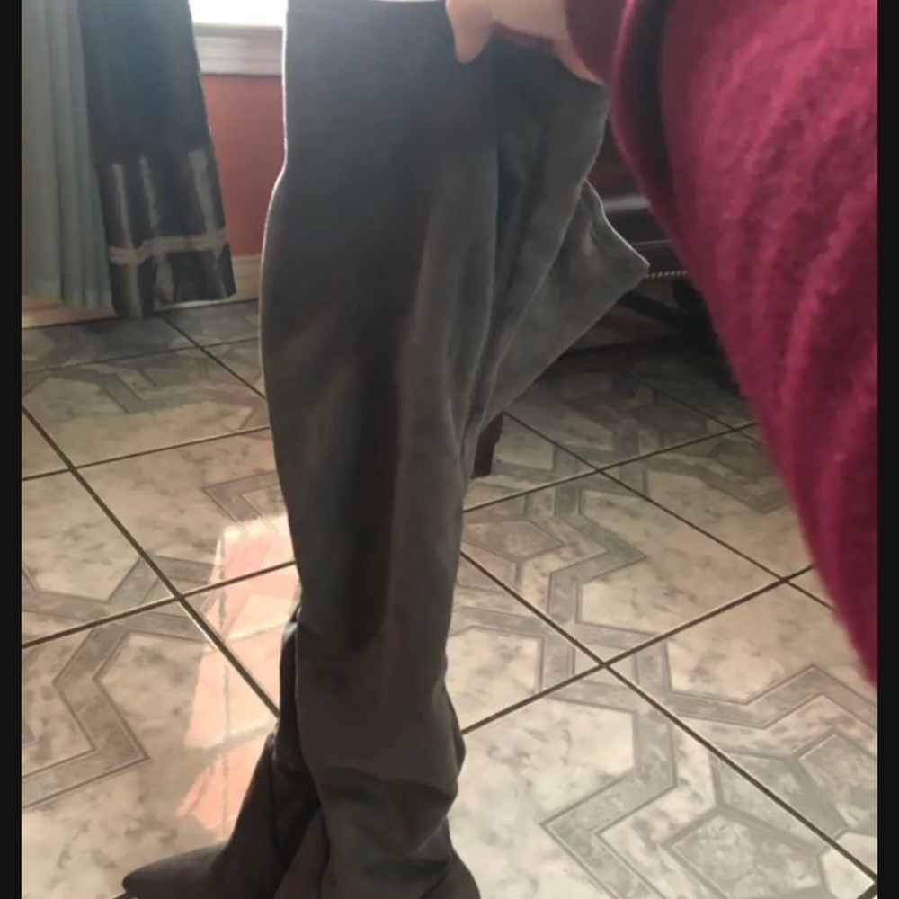 Over the knee high boots